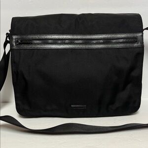 Michael Kors Black Laptop Messenger Bag